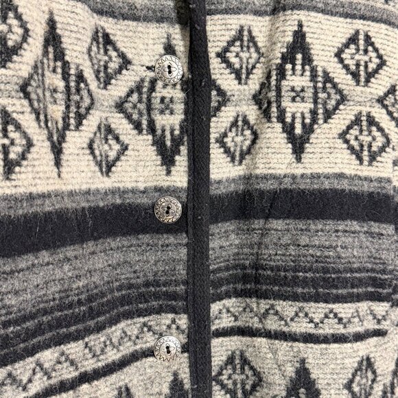 Vintage WOOLRICH Wool Blend Southwestern Button Down Lined Vest Pockets Mens XL - Picture 4 of 9